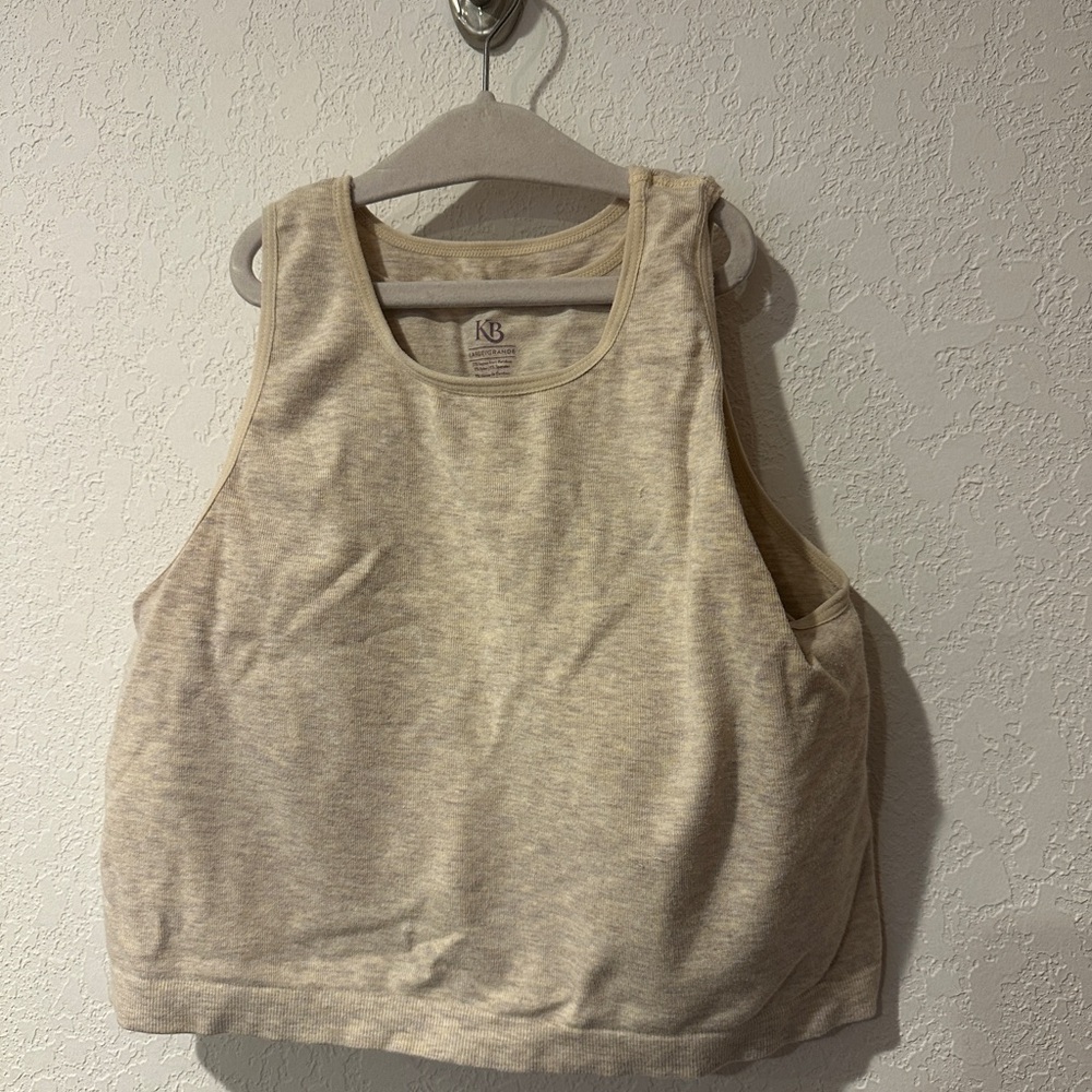 Kindred Bravely Cream Sleep Sublime® Bamboo Maternity & Nursing Longline Bra Top